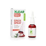 XLEAR MAX Homeopathic Saline Nasal Spray with Capsicum, 1.5 fl oz