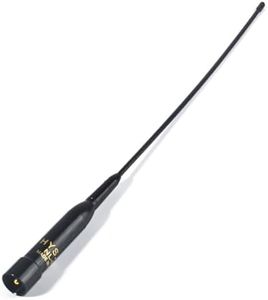HYS Dual Band UHF/VHF(144/430MHz) PL-259 Connector 100W Soft Mobile Car Radio Antenna SL-16 Male for Amateur Transceiver