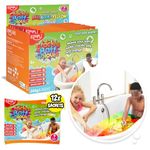 12 Use Crackle Baff Stocking Filler Foil Bags from Zimpli Kids, Magically Makes Your Water Crackle, Pop and Change Colour, Xmas Party Fillers Favours, Birthday Gifts Presents for Children
