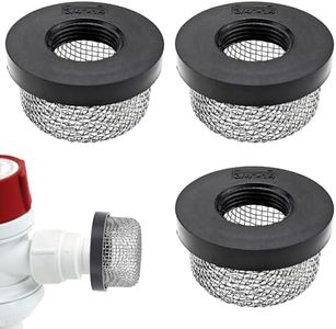 3 PACK Stainless Steel Strainer ¾ Inch -14, Aerator Screen Wire Mesh Compatible with Livewell Pump, Stainless Steel Mesh Aerator Screen Strainer, Industrial Plumbing Inline Strainers