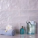 Gray Textured Ceramic Subway Wall Tile – 2.5" x 8" Rectangle – 38 Pieces Cover 5.32 Sq Ft – Not Peel & Stick Backsplash for Bathroom Shower Kitchen Walls – Indoor Moisture-Resistant Tile