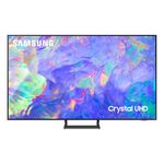 Samsung 55 Inch CU8500 UHD Smart TV (2023) - Air Slim Design TV With Centre Stand & Alexa Built In, 4K Crystal Processor, Object Tracking Sound, Multi View, Gaming TV Hub & Smart TV Content