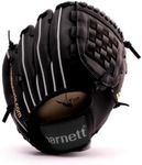 barnett JL-102 REG beginner infield baseball glove, polyurethane, size 10.2", black