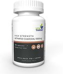 VitaThrive® High Strength Activated Charcoal (Cocos Nucifera) 1000mg– 180 Capsules