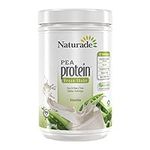Naturade Pea Protein Powder - 20g Plant-Based Protein & 130 Calories per Serving - 2.5g Fat - Soy and Dairy Free - Non-GMO Pea - Cholesterol & Gluten Free - Vanilla (12 Servings)