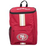 Cooler Backpack – Portable Soft Sided Ice Chest – Insulated Bag Holds 36 Cans - NFL Football Gear – Show Your Team Spirit with Officially Licensed Fan Gear (San Francisco 49ers)