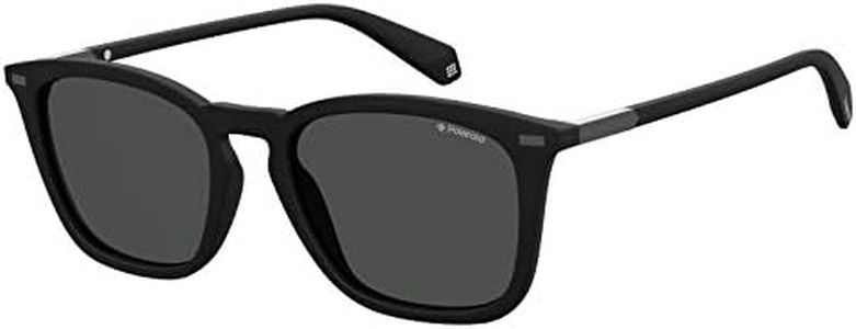 Polaroid Men's PLD 2085/S Polarised Sunglasses, MATTE BLACK, 52