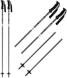 K2 Skis Men's Power Composite Ski Poles Gunmetal 135