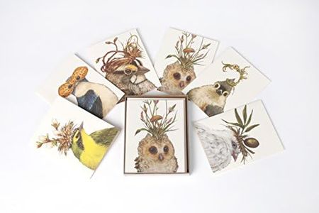 Kitchen Papers Greeting Card Box Set of 6 - Pencil Drawing Animal Design - All Occasions