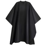 AIHOPESTO Professional Hair Cutting Cape Waterproof Barber Cape Hair Cape for Haircuts Cape Barber Cape for Men with Adjustable Neckline Salon Cape for Hair Cutting Tools Barber Supplies (64" x 56"),