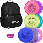 Remix Disc Golf Starter Backpack + 8-Disc Set