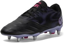 Canterbury Unisex's Phoenix Genesis Team Soft Ground Rugby Boots, Black Verbena, 4 UK