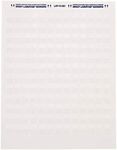 Brady LAT-39-361-1 1" Width x 1.437" Height, B-361B Self-Laminating Polyester, Matte Finish White/Translucent Laser Printable Label (Pack of 1000)