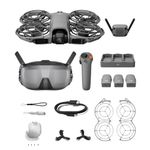 DJI Neo 2 Motion Fly More Combo With RC Motion 3 & Goggles N3, Stable Transmission With Digital Transceiver, FPV Flying, 3 Batteries, 4K Drone for Beginners (Neo 2 Motion Combo)