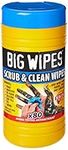 Big Wipes BGW2020 Industrial Anti-Bacterial Wipes, Pack of 80, Blue Lid