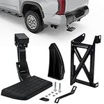 Tomanic PT392-34140 Retractable Truck Bed Step Compatible with Toyota 14-21 Tundra (2014 2015 2016 2017 2018 2019 2020 2021) Folding Rear Bumper Tailgate Step Replace# PT392-34140 75316-01A