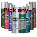 Brut Deodorants & Antiperspirants Body Spray Multipack 200ml | Pick & Mix any 4 Products | Create Your Own Bundle