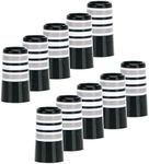 DONGKER 10PCS Golf Iron Ferrules, Golf Club Ferrules Compatible 0.370'' Parallel Shaft Taper Tip Iron Wedge