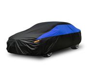 GUNHYI Car Cover Waterproof Breathable Large, Full Car Cover Rain Dust Sun UV Protection Universal fit Audi A5/A4, BMW 4 Series, Ford Mondeo, Jaguar XE, Tesla Model 3 etc. Fit Saloon (470 To 490cm)