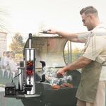 EUTRKei Smoke Tube for Pellet Smoker, Smoke Generator with Air Pump - Continuous Billowing Smoke, Hot or Cold Smoking, for Any Grill or Smoker, Automatic Grill Accessories to Provide Smoking