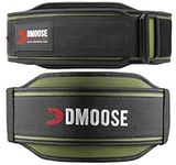 DMoose Weight Lifting Belt for Men & Women - 2 in 1 Neoprene Belt with Auto-Locking System - Optimal Back Support for Home & Gym Weightlifting Workouts - Perfect for Squats