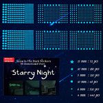 1230 PCS Ultra Glow in The Dark Stars Wall Stickers, 3D Adhesive Dots Decor Starry Sky Decor for Kids Bedroom or Birthday Gift,Beautiful Wall Decals (Blue)