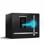 Ozone 40.8 Litres Fingerprint Safe Locker for Home and Office – Fingerprint Lock 2-in-1 Unlocking Fingerprint and Password | Size 350H x 400W x 350D mm | Weight 21.3 kg | 2-Year Warranty