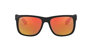 Ray-Ban Unisex Justin Sunglasses, Black (622/6q), 54 mm UK