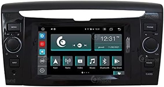 Costum fit Car Radio for Lancia Ypsilon Android GPS Bluetooth WiFi Dab USB Full HD Touchscreen Display 6.2 Inch Easyconnect 8-Core Processor Voice Commands