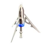 G5 Outdoors Megameat 100 Grain Broadhead 3 Pk, Stainless Steel (MM100)