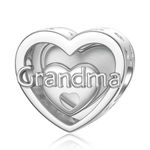 Nana Charms for Pandora Charms Grandma Grandmother Charms 925 Sterling Silver Charm Thank You for Being There