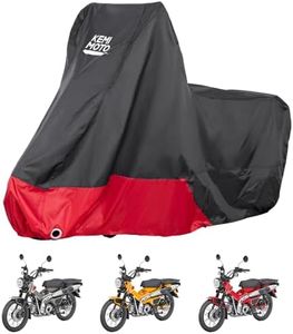 KEMIMOTO Weatherproof Motorcycle Cover Compatible with CT125 Trail 125 Hunter Cub 2021 2022 2023 2024 2025 Outdoor Indoor All Weather Protect from Dust Sunlight Rain