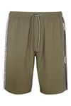 Emporio Armani Men's Logotape Swim Bermuda Boxer Beachwear, Military Green, 46