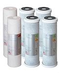 APEC Ultimate Series US Made 2 Sets of Stage 1, 2 & 3 Replacement Filter for Undersink System(Filter-SETX2)