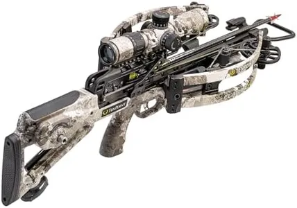 TenPoint Flatline 460 Crossbow - 460 FPS - Fastest Compact Crossbow on The Market - Includes 100-Yard EVO-X Marksman Elite Scope, ACUslide Cocking & De-Cocking System & 6 EVO-X 16 Carbon Arrows