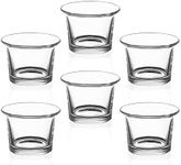 Royal Imports Candle Holder Hanging Oyster Votive Tealight Glass for Wedding, Birthday, Holiday & Home Decoration, Set of 6