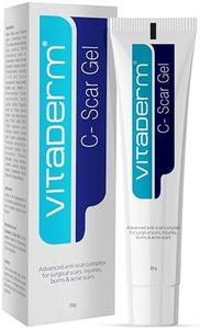 Vitaderm C Scar Gel (20g) with Allium Cepa fades Surgical Scars, Injuries Scar, Old Scars, Burns & Acne Scars with Advanced Scar Healing Formula | Dermatologists Recommended Pack of (1)