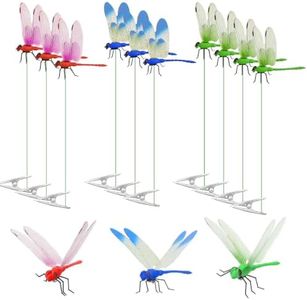 Dragonfly Clip Bug Repe Llent - 3D Dragonfly Clips,10 Pack-Garden Decor