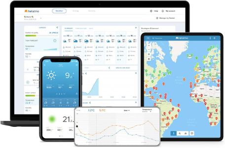 Netatmo Indoor Outdoor Weather Station – Wireless Smart Sensor