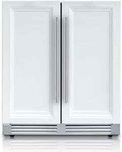 Ca'Lefort 30 Inch Wine and Beverage Refrigerator - Panel Ready Fridge, 80 Can & 33 Bottle Dual Zone Wine Fridge 36-72°F, Adjustable Shelf Built in or Freestanding for Home/Kitchen(Panel Not Included)