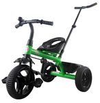 Toyzoy Tricycle with Easy-to-Use Parental Handle | Tricycle for Kids | Boys|Girls Age Group 2 Years to 5 Years TZ_582 Green