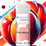 Hayati Pro Max Vape Liquid Juicy Peach E-Liquid 100ml with No Nicotine | Disposable Vape Flavours Nic Salt Blend 70vg 30pg OVER 30,000 PUFFS (JPeach)
