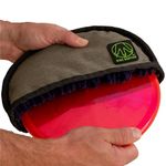 Disc Raptor - The Original Disc Golf Cleaning Tool with Microfiber & Turf | Flying Disc Golf Towel Accessories & Equipment | Patented Design (Mercury Moss-Purple)