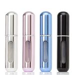 VAUGHN Portable Mini Refillable Perfume Atomizer Bottle Atomizer Travel Size Spray Bottles Accessories 5ml - 4 PCS