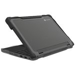 Gumdrop SlimTech Laptop Case Fits Lenovo 300e | 300w Yoga Gen 4 (2in1) Rugged Drop Tested Shockproof Lightweight Reliable Device Protection for Kids K-12 Students School Office or Business Use - Black