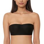 Wacoal Women's Basic Mold Non Wire Strapless Padded Bra (Black, 32C)