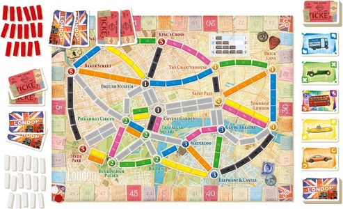 Ticket to Ride London Board Game – Family Strategy Game