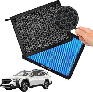 Cabin Air Filter CF12436 Fits 2019-2024 Subaru Ascent, 2018-2024 Crosstrek, 2017-2023 Impreza, 2020-2024 Legacy, 2020-2024 Outback, Durable and sturdy, Honeycomb Structured Activated Carbon(1 PACK)