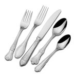 Wallace Hotel 77-Piece Stainless Steel Flatware Set, Service for 12