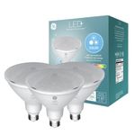 GE LED+ Color Changing LED Light Bulbs with Remote, 15W, No App or Wi-Fi Required, PAR38 Outdoor Floodlights (3 Pack)